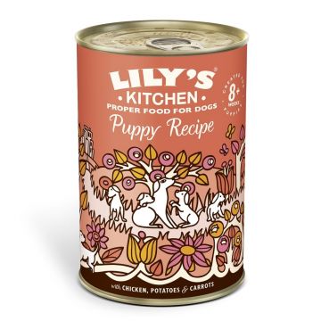 Lily's Kitchen For Dogs Puppy Recipe With Chicken, Potatoes & Carrots 400g