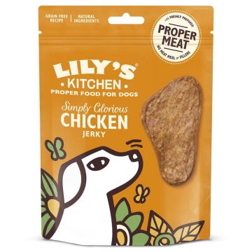 Lily's Kitchen Simply Glorious Chicken Jerky Dog Treats, 70 g de firma originala