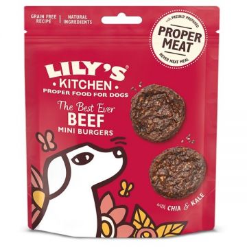 Lily's Kitchen, The Best Ever Beef Mini Burgers, 70 g de firma originala