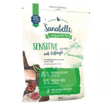 Hrana uscata pisici, Sanabelle Sensitive cu pui, 400 g de firma originala