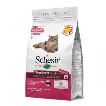 Schesir Cat Sterilized Monoprotein Sunca, 400 g ieftina