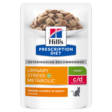 Hill's Prescription Diet Feline C/D Stress plus Metabolic, 85 g ieftina