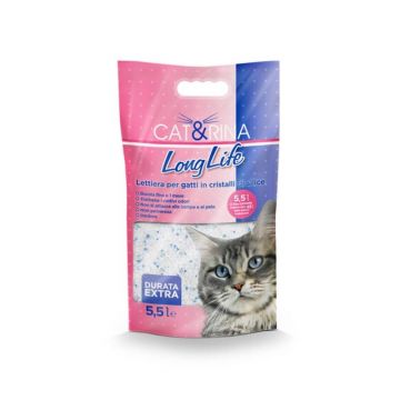 Asternut Igienic Silicat, Cat&Rina, 5.5 L ieftin