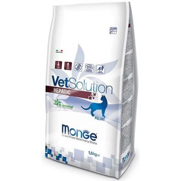 Monge Vetsolution Hepatic Feline, 1.5 kg de firma originala