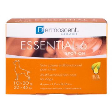 Dermoscent Essential 6 Spot-on Caine 10-20 kg ieftin
