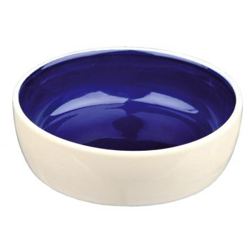 Castron Ceramica 0.3 l /12 cm Crem Albastru 2467