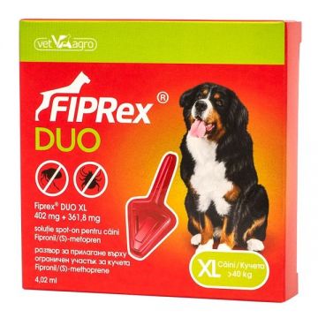 Fiprex Duo XL Dog x 1 pipeta la reducere
