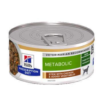 Hill's Prescription Diet Canine Metabolic Chicken & Vegetables Stew, 156 g ieftina