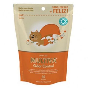 Multivitamine si Multiminerale Multiva Odor Control Cat Vetnova, 3 Comprimate de firma original