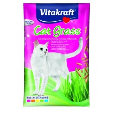 Recompensa pisici, Vitakraft Cat Grass, 50 g ieftina