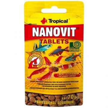 Nanovit, Tropical Fish, tablete, 10 g ieftina