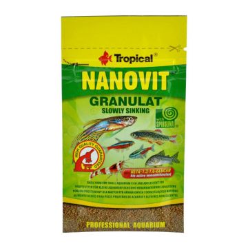 Tropical Nanovit Granulat, 10 g/ Plic ieftina