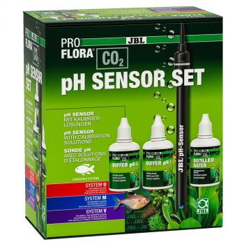 Senzor pH cu solutii calibrare JBL PROFLORA CO2 pH SENSOR SET ieftin