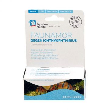Tratament Aquarium Munster FAUNAMOR 20 ml pentru 600 l, Fresh de firma original