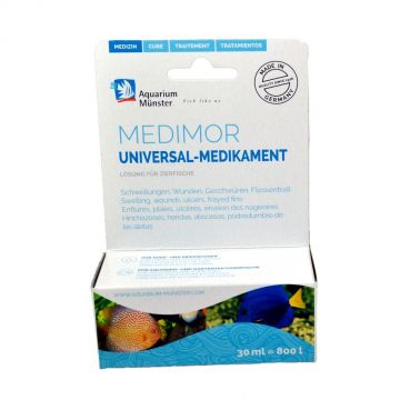 Tratament Aquarium Munster MEDIMOR 30 ml pentru 800 l Fresh/Marin ieftin