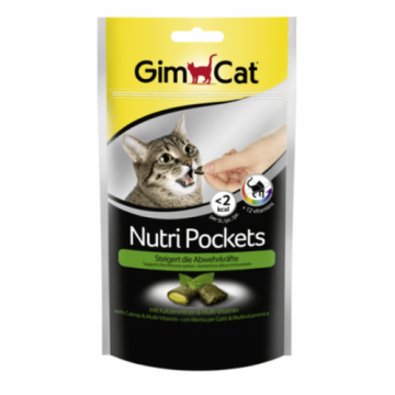 Recompense pisici, Gimpet Nutri Pockets cu Iarba Pisicii si Multivitamine, 60 g ieftina