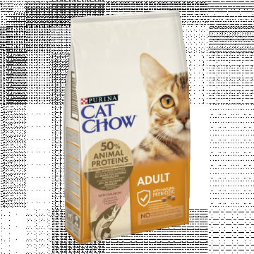 Cat Chow Adult Ton si Somon 15 kg la reducere