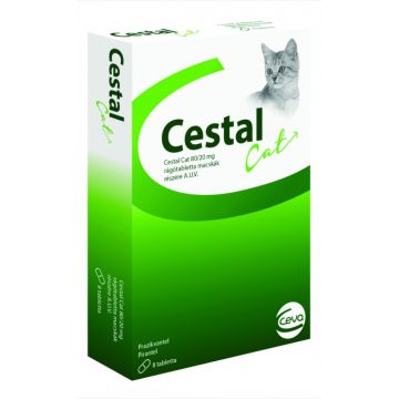 Cestal Cat Flavour pentru pisici - 8 comprimate