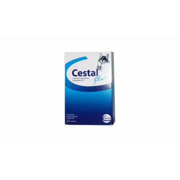 Cestal Plus pentru caini - blister cu 2 comprimate ieftina