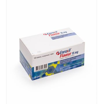 Enroxil Flavour 15 mg - 10 comprimate de firma original
