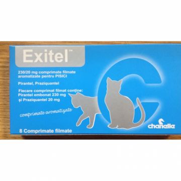 Exitel Cat 230 20 mg - 8 comprimate