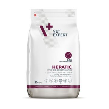 4t Veterinary hepatic dog VetExpert 2 kg la reducere