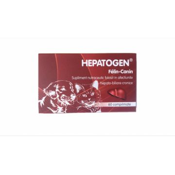 Hepatogen Felin - Canin x 60 comprimate de firma original