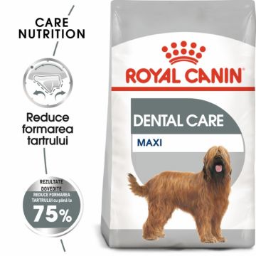 Royal Canin Maxi Dental Care Adult, hrana uscata caini, pentru dinti sanatosi, 3kg delistat