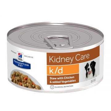 Hill's Prescription Diet Canine k/d Chicken & Vegetables Stew, 156 g ieftina