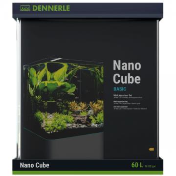 Acvariu din sticla Dennerle Nano Cube Basic 60L