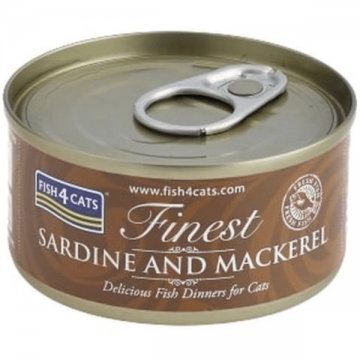 Hrana umeda pentru pisici Fish4Cats Finest Sardine&Macrou 70g