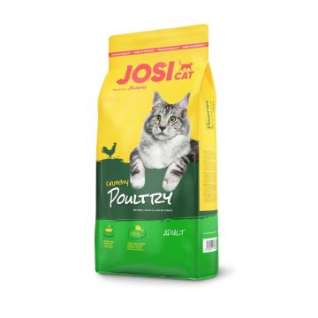 JOSICAT Crunchy, Pui, hrană uscată pisici, 18kg