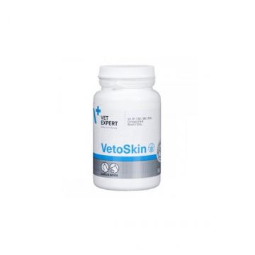 Supliment Nutritiv VetoSkin Twist-off 300 mg, 60 caps de firma original