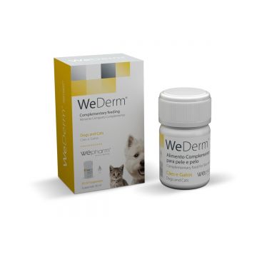 WEPHARM WeDerm, suplimente piele și blană câini și pisici, suspensie orală, 30ml de firma original