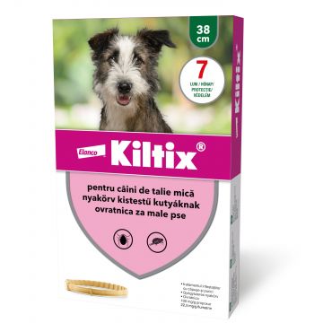 Kiltix S Zgarda Antiparazitara Caini, 38 cm