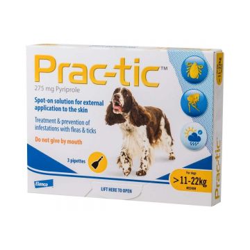 Prac-tic M 275 mg (11-22 kg), 3 pipete