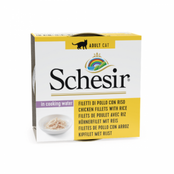 Schesir Chicken Fillets with Rice, conserva, 85 g