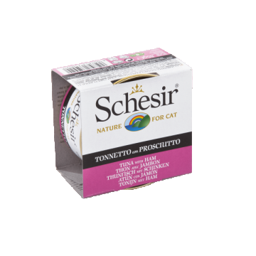 Schesir Cat Tuna with Ham, conserva, 85 g de firma originala