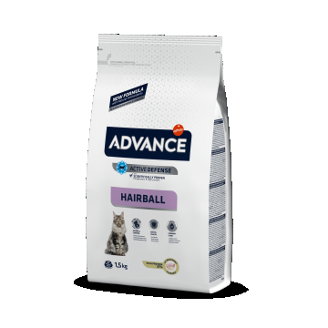 Advance Cat Hairball Curcan & Orez, 1.5 kg
