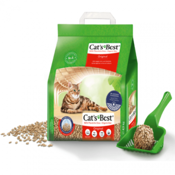 Asternut igienic pisici, Cat's Best, nisip 100% natural, 40 L/ 17.2 kg