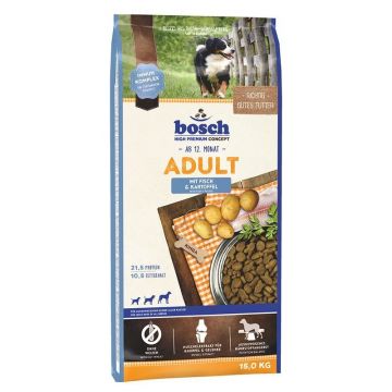 Bosch Adult Fish & Potatoes, 15 kg ieftina