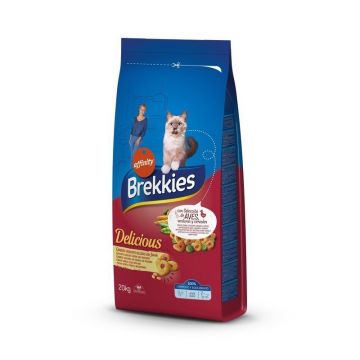 Brekkies Excel Cat Delice Pui si Curcan, 20 kg la reducere