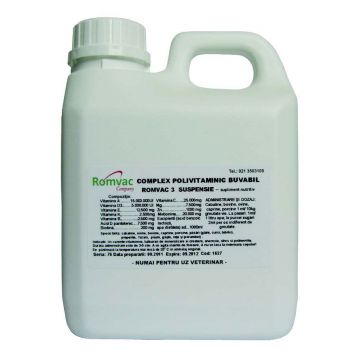 Complex Polivitaminic Buvabil Romvac-3, 1 L