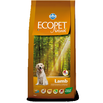 Ecopet Natural Dog Adult Maxi Miel si Orez, 12 kg