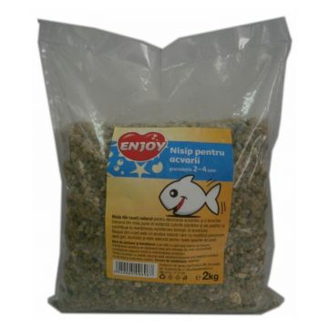 Enjoy Nisip acvariu 2 - 4 mm 2kg de firma original