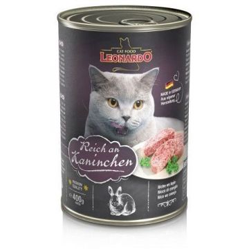 Leonardo Cat Cons Iepure, 400 g