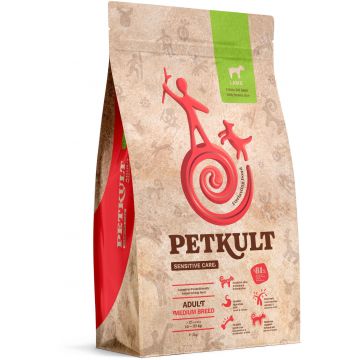 Petkult Dog Sensitive Care Adult Medium Breed, 12 kg la reducere