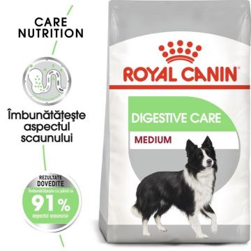 Royal Canin Medium Digestive Care hrana uscata caine, confort digestiv