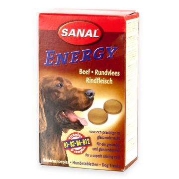 Sanal Dog Energy Beef 100 tablete de firma originala