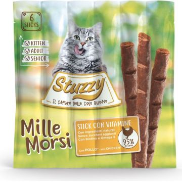 Stuzzy Snack Cat Pui, 6 buc